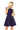 Numoco Dress MARTA with lace - navy blue 157-1 - Street Rider Apparel