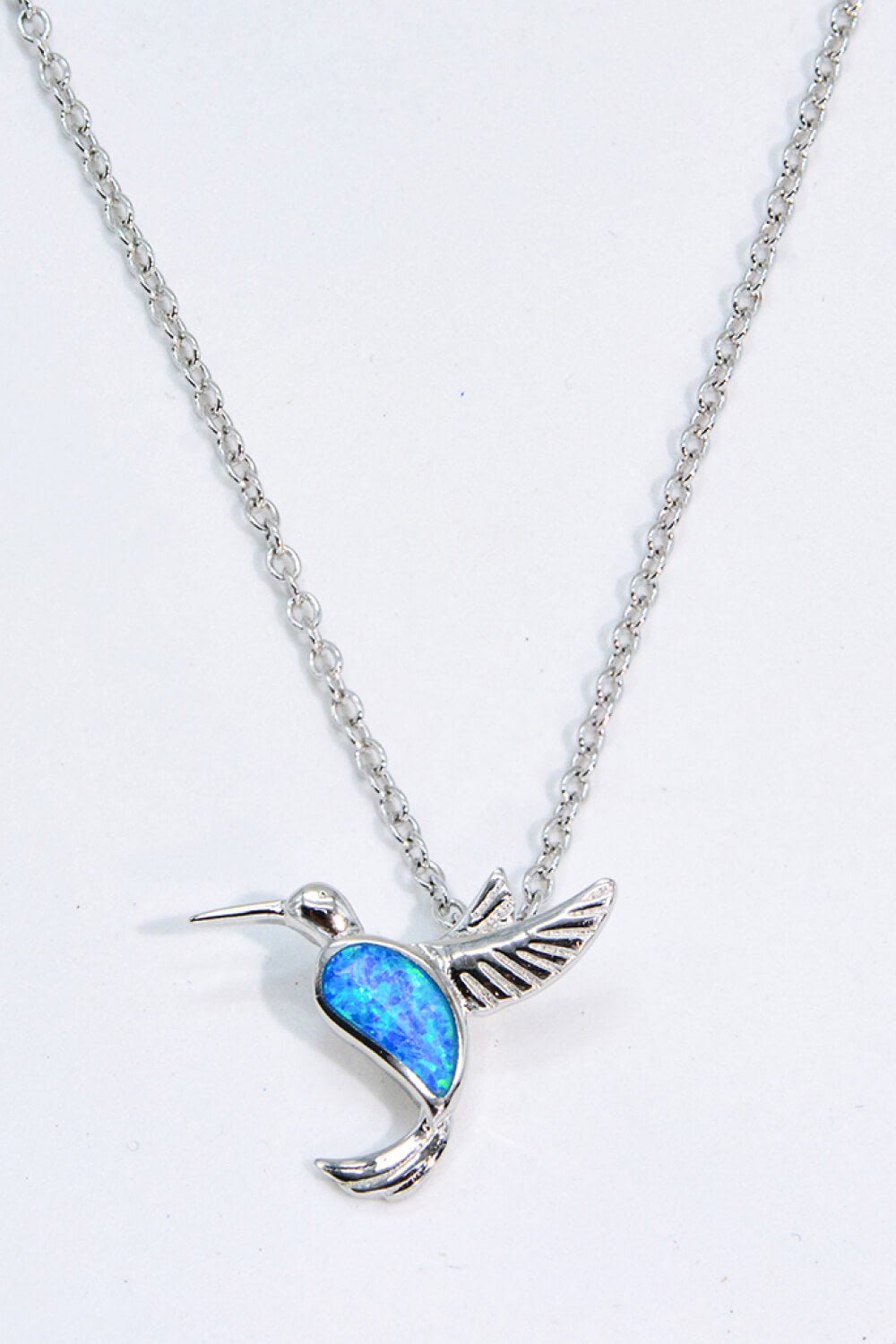 Opal Bird 925 Sterling Silver Necklace - Street Rider Apparel