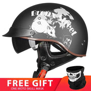 Open Face Retro Motorcycle Helmet - Street Rider Apparel