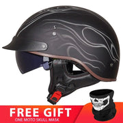 Open Face Retro Motorcycle Helmet - Street Rider Apparel