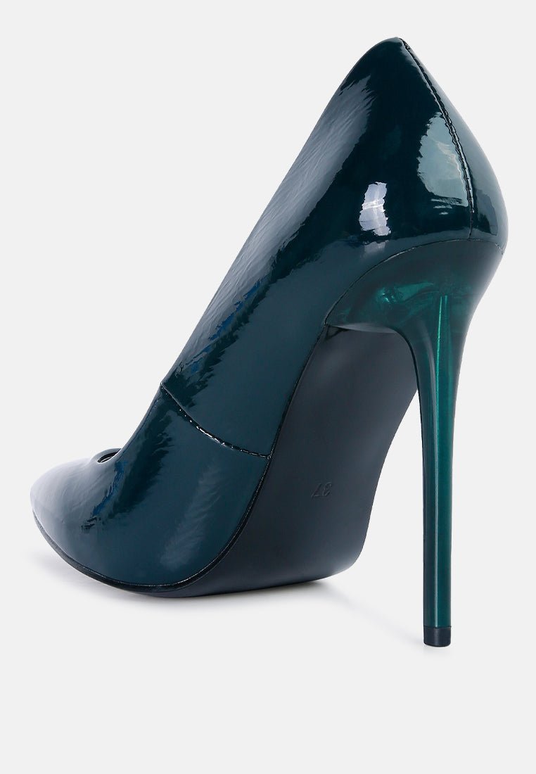 personated stiletto heel pumps - Street Rider Apparel