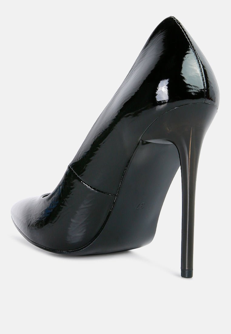 personated stiletto heel pumps - Street Rider Apparel