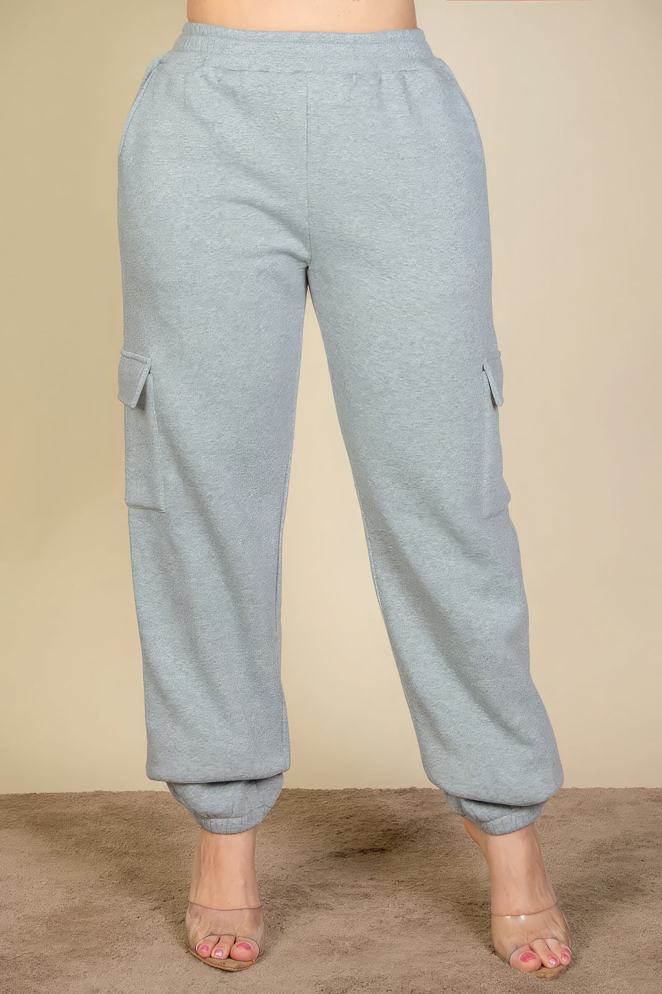 Plus Size Side Pocket Drawstring Waist Sweatpants - Street Rider Apparel