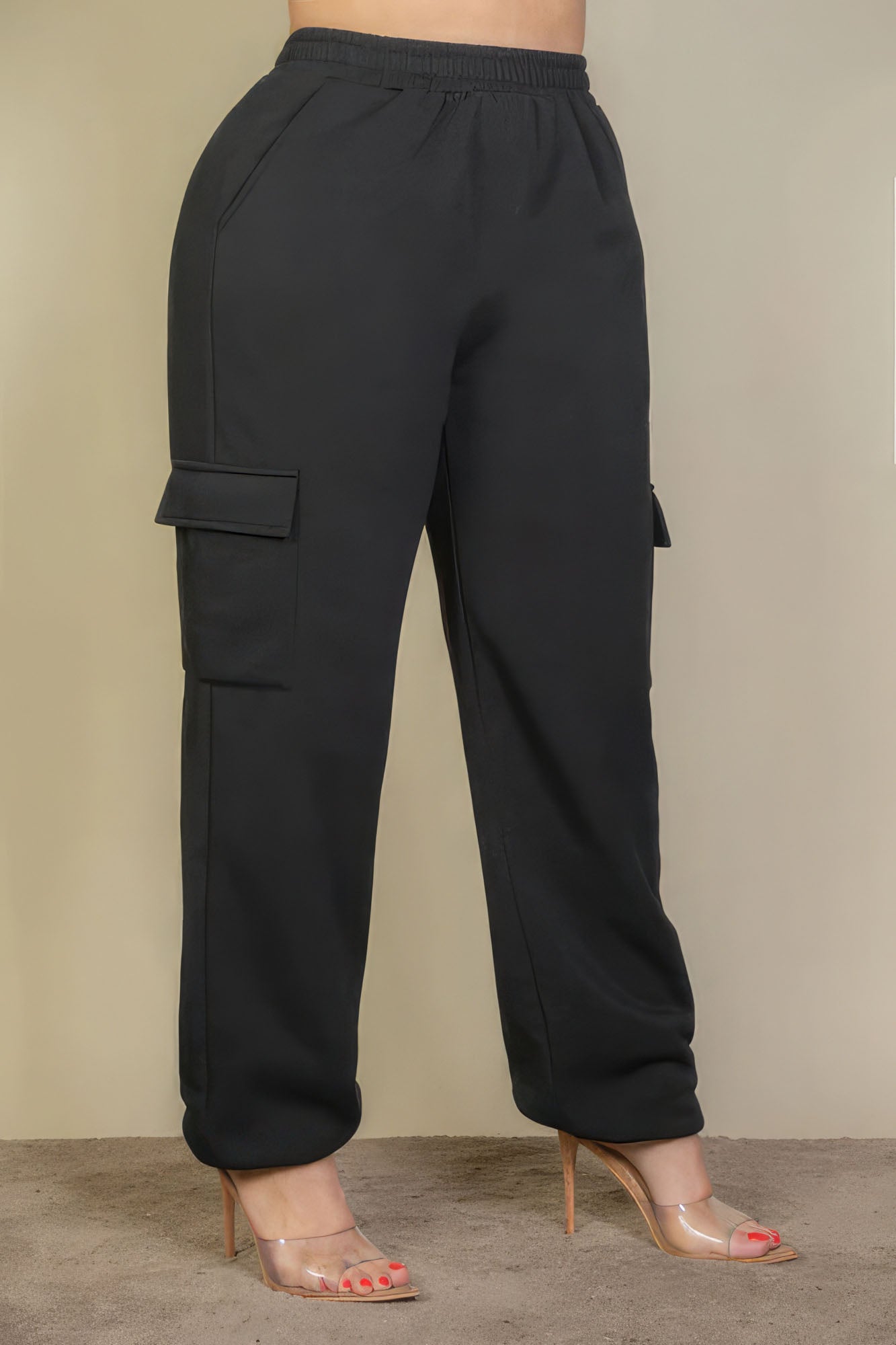 Plus Size Side Pocket Drawstring Waist Sweatpants - Street Rider Apparel