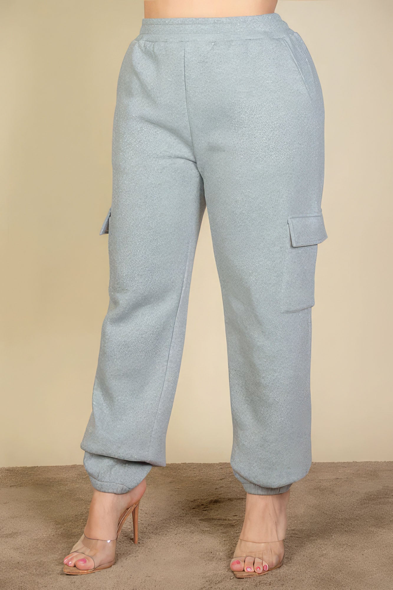 Plus Size Side Pocket Drawstring Waist Sweatpants - Street Rider Apparel