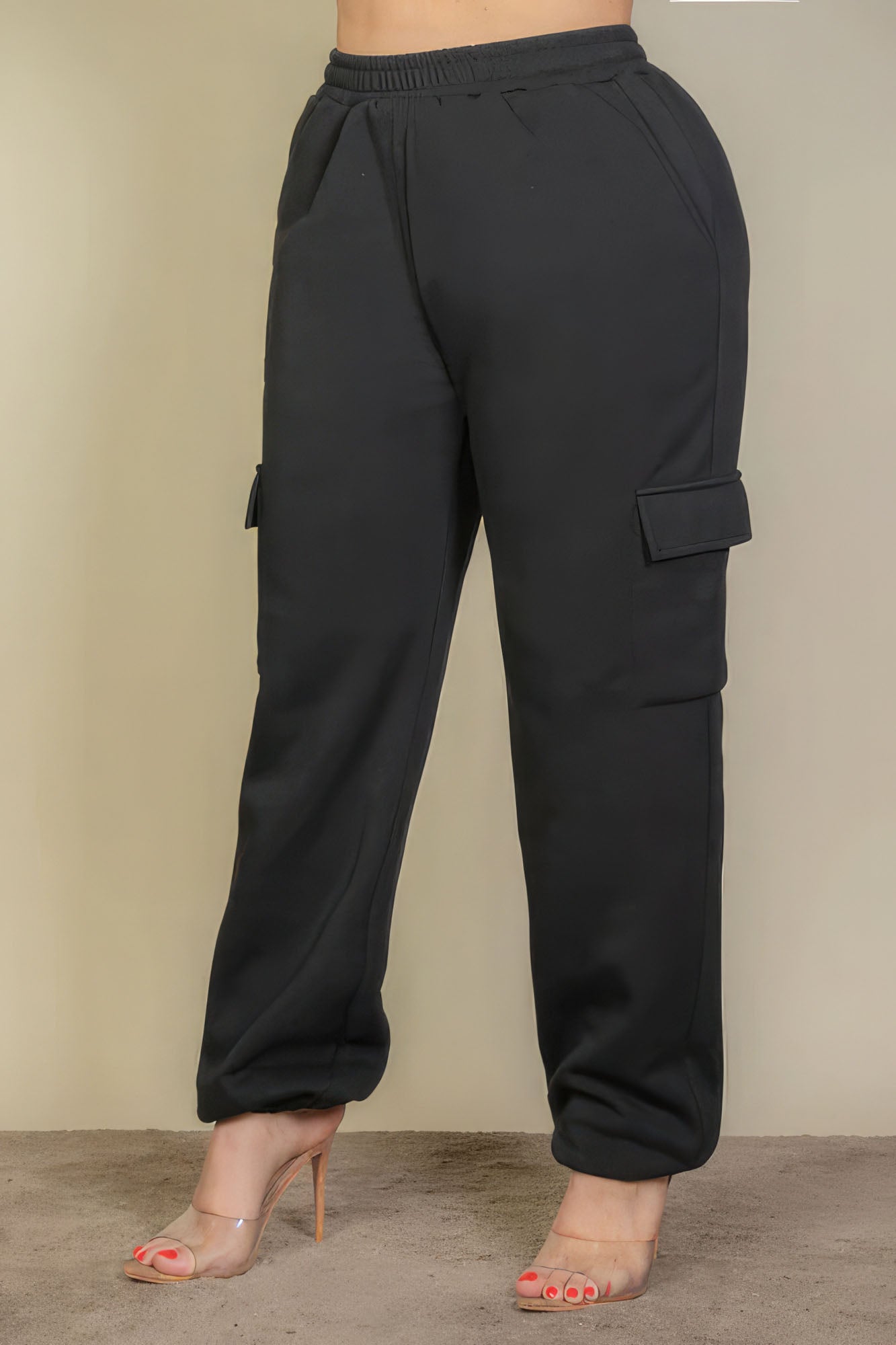 Plus Size Side Pocket Drawstring Waist Sweatpants - Street Rider Apparel