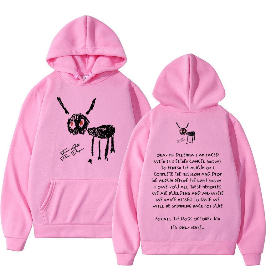 Rapper Drake For All The Dogs Letter Hoodie - Street Rider Apparel