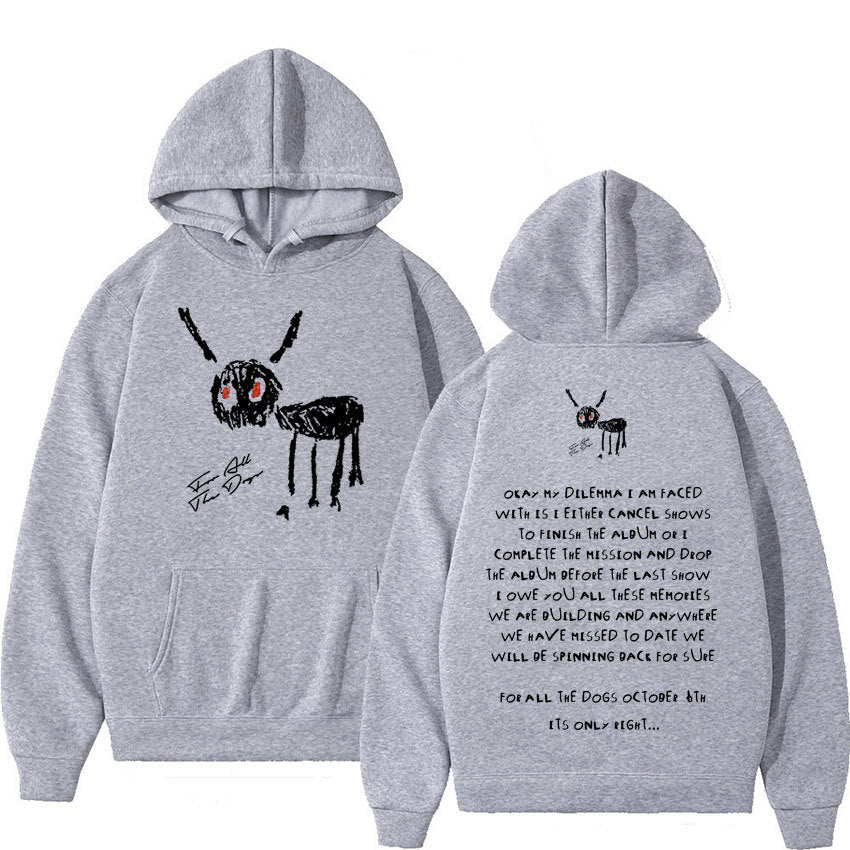 Rapper Drake For All The Dogs Letter Hoodie - Street Rider Apparel