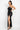 Sequin Back-crisscross Tie Slit Dress - Street Rider Apparel