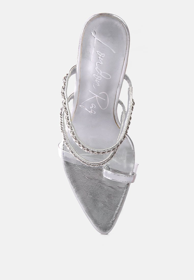 tickle me toe ring stiletto sandals - Street Rider Apparel