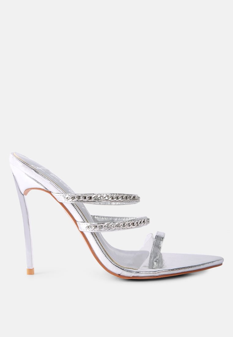 tickle me toe ring stiletto sandals - Street Rider Apparel