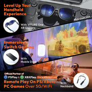 VITURE One XR/AR Glasses, 120" Full HD Display, Harman Sound, iPhone 15/15 Pro (Spatial Video Supported), Steam Deck/ROG Ally/Gaming Consoles/PC/Android, Myopia Adjustments, Electrochromic Film - Street Rider Apparel