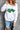 White Shiny Trim Chenille Lucky Letter Graphic Sweatshirt - Street Rider Apparel