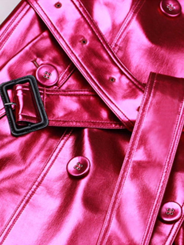 Women's Leather High Fashion Coat Slim Fit - Street Rider Apparel